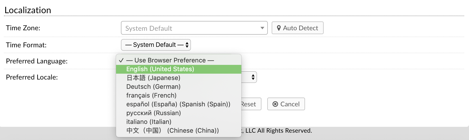 General Settings