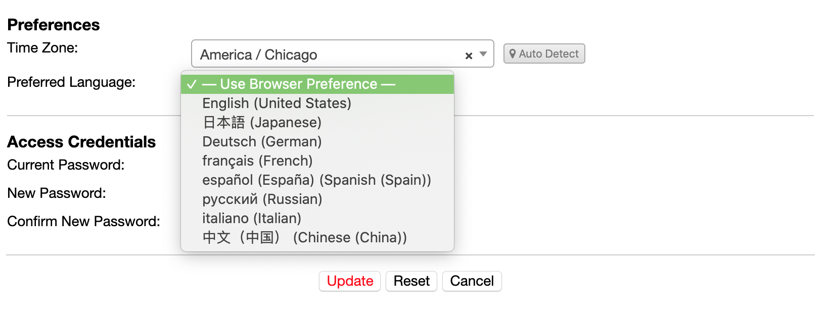 General Settings