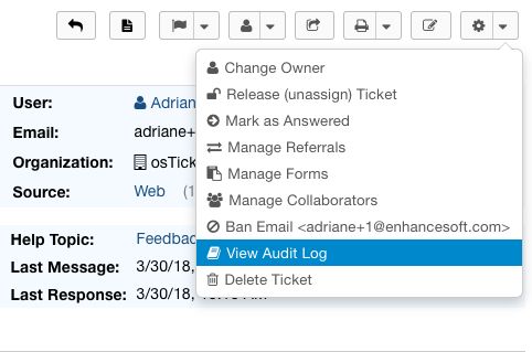 Ticket Audits