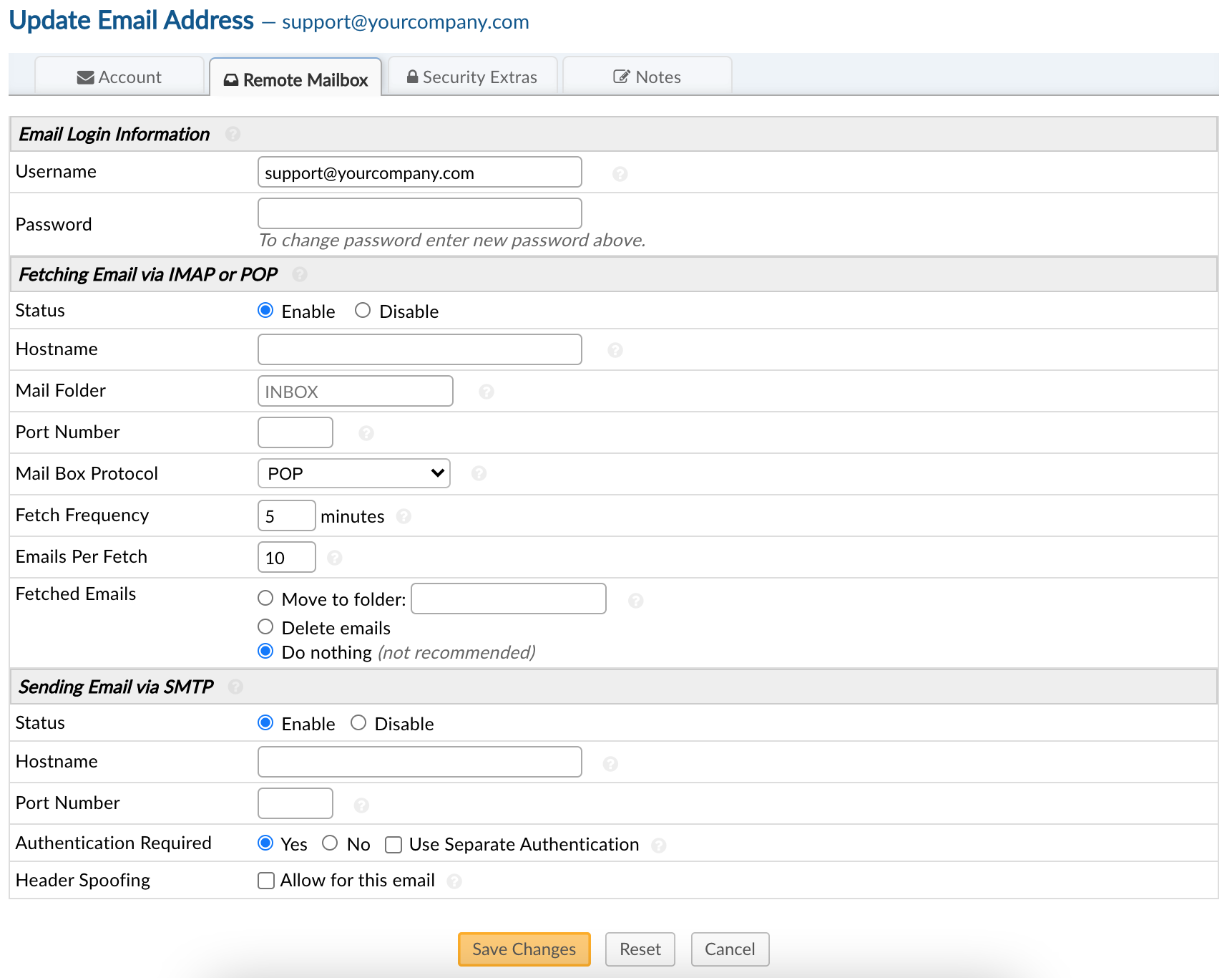 Configuring System Emails 3